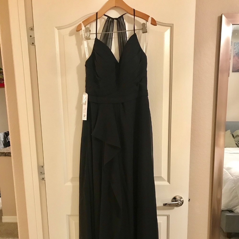 Azazie Dawn Bridesmaid Dress Black - Never Worn